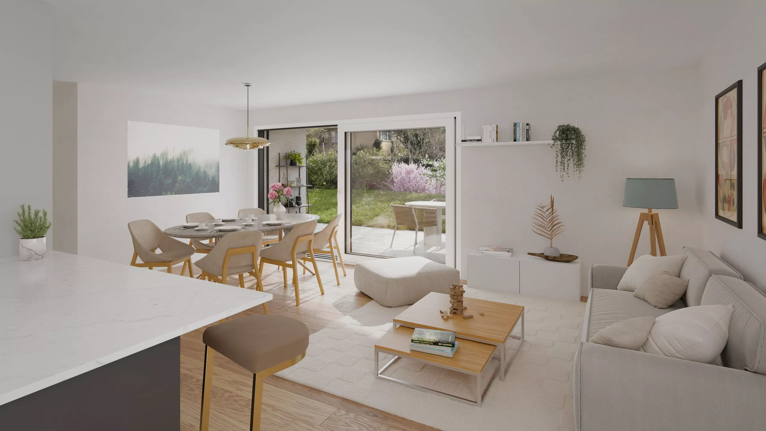 LIVA – Intérieur – Salon Rez