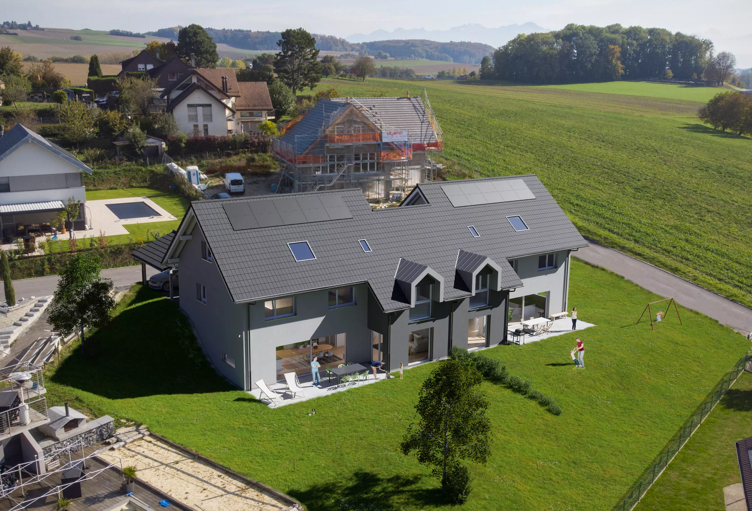 Penthaz – Aerienne Nord